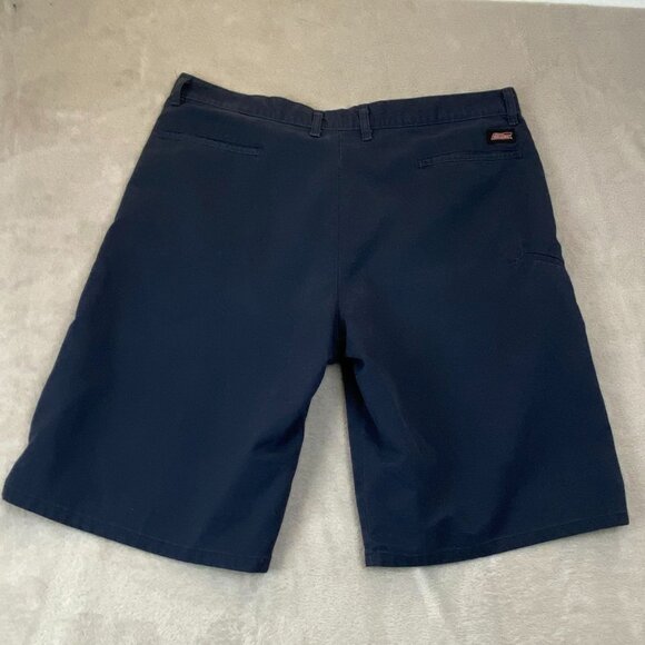 Dickies Mens Work Shorts Size 38 Chino Flat Front Casual Summer Classic Navy - Picture 12 of 12